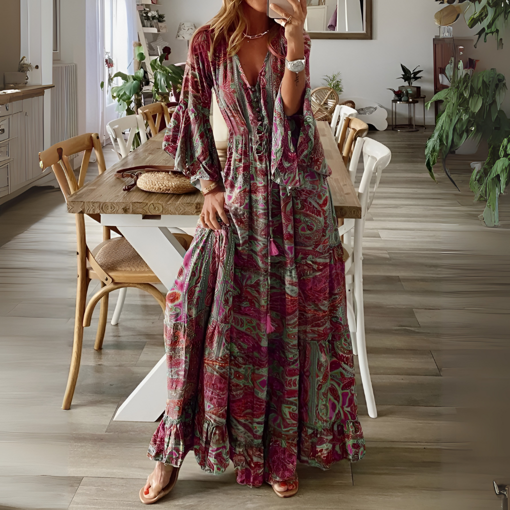 Women’s Bohemian Maxi Dress