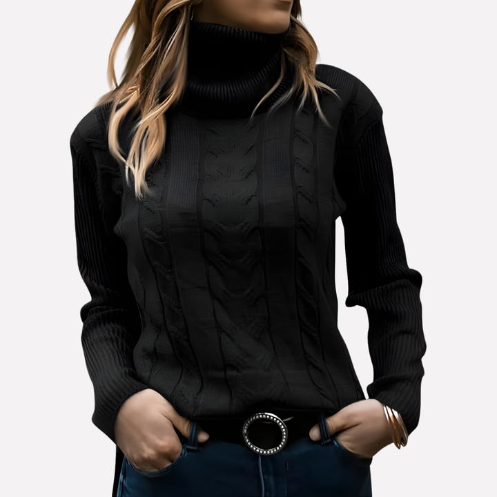 Women’s Turtleneck Pullover – Relaxed Everyday Style