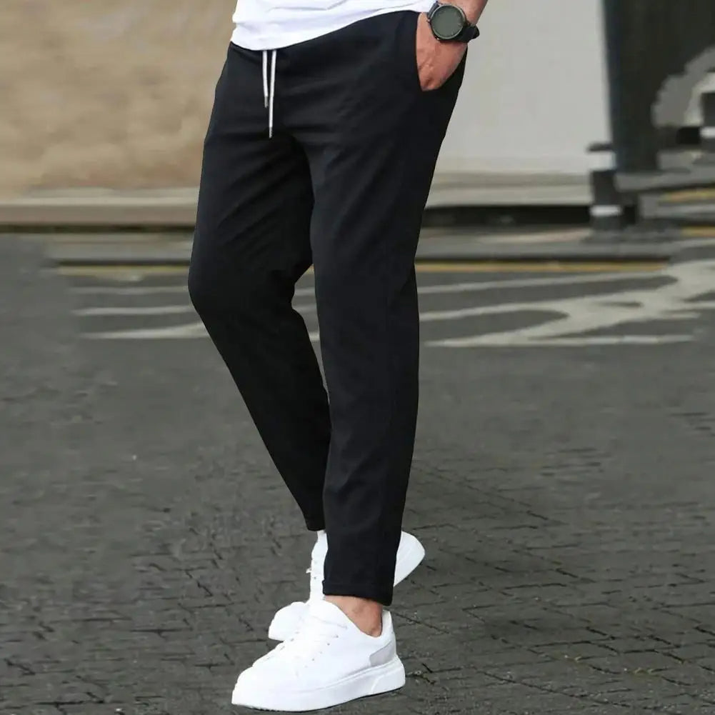 Men's Sporty Joggers with Pockets & Elastic Waistband