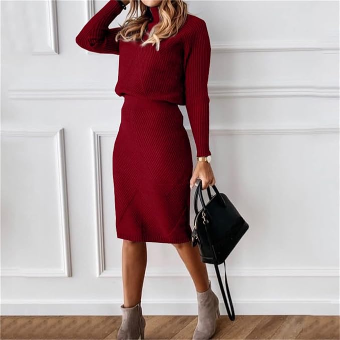 Two-Piece Set with Fitted Skirt