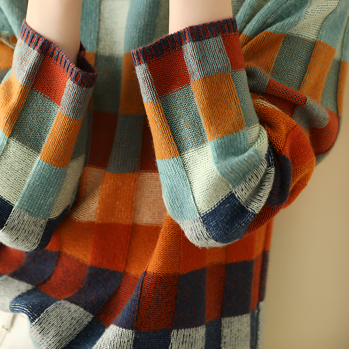 Luxurious High Neck Cashmere Sweater