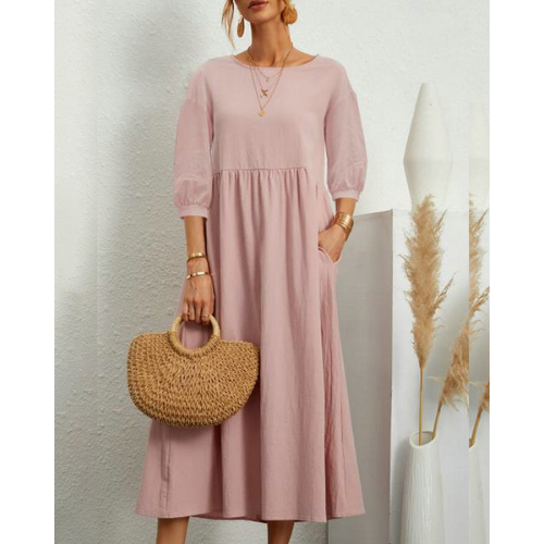 Isabelle – Women's Elegant Smocked Summer Dress | Midi