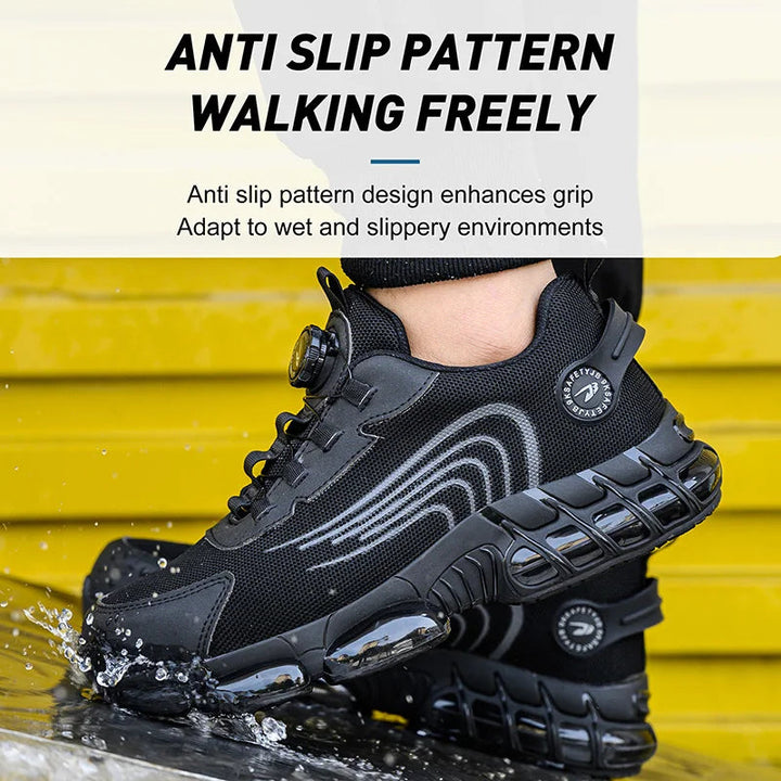 Men's Orthopedic Lace-Up Work Shoes