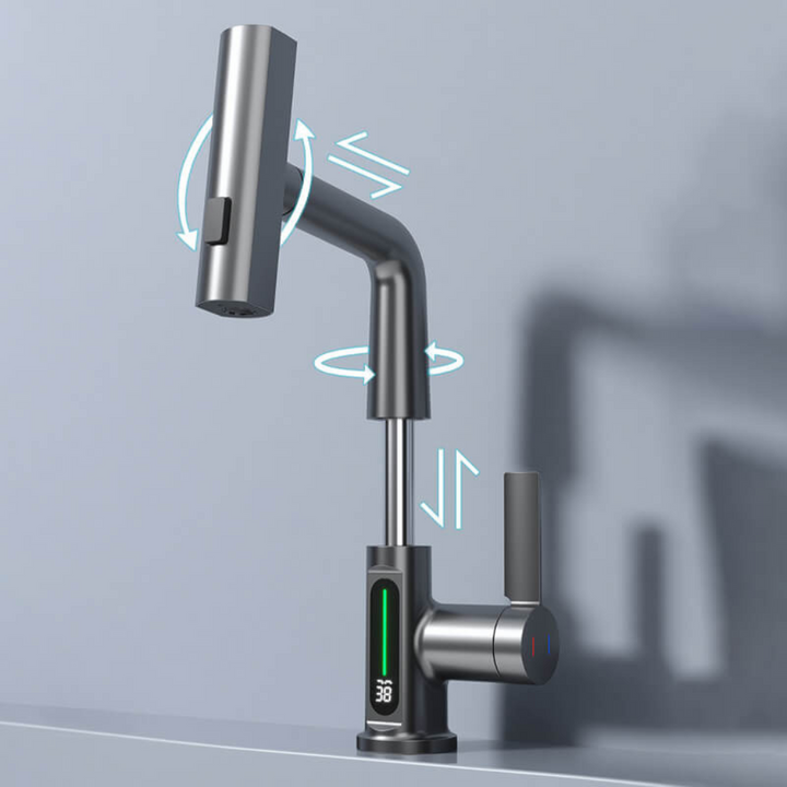 Flexible LED Faucet for Kitchen & Bathroom