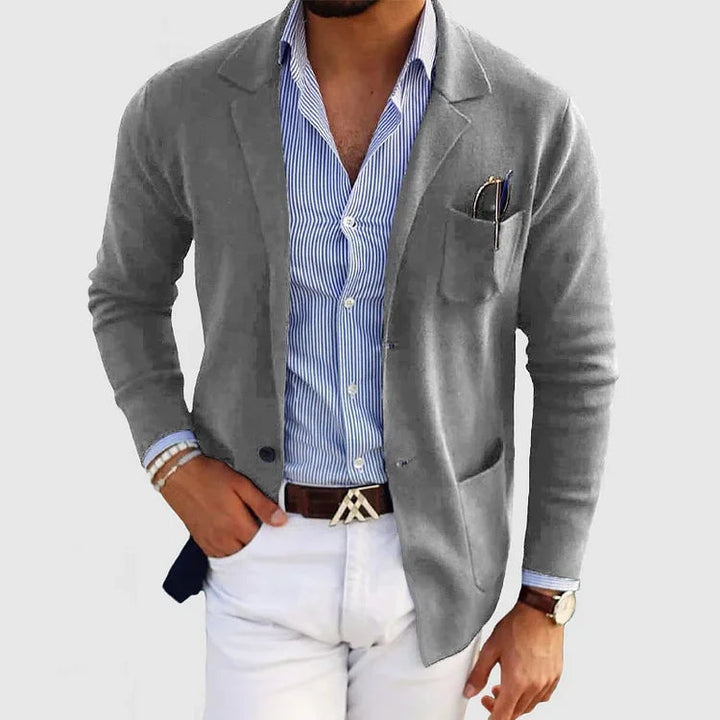Dan – Men's Blazer with Casual Flap Pockets for men