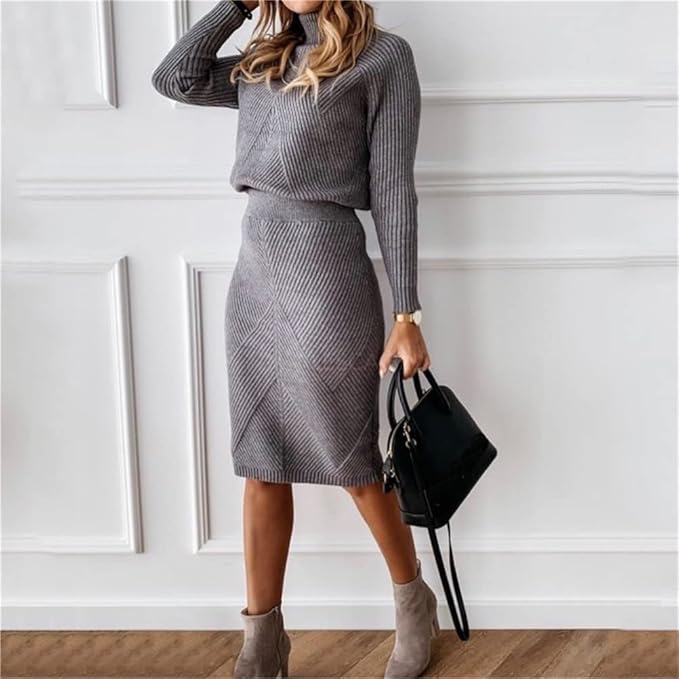 Two-Piece Set with Fitted Skirt