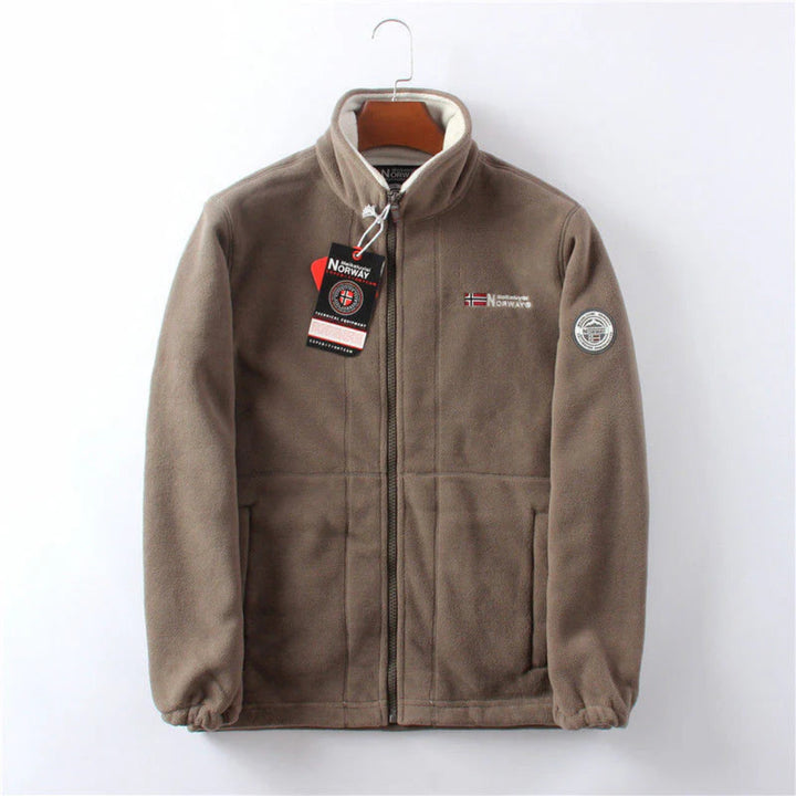 Wind Resistant Men's Fleece Jacket  Practical and Stylish