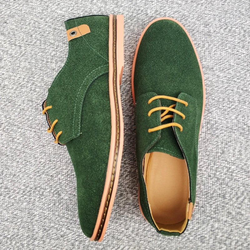 ClassicStep Suede Leather Oxford Shoes Refined Craftsmanship for the Modern Gentleman