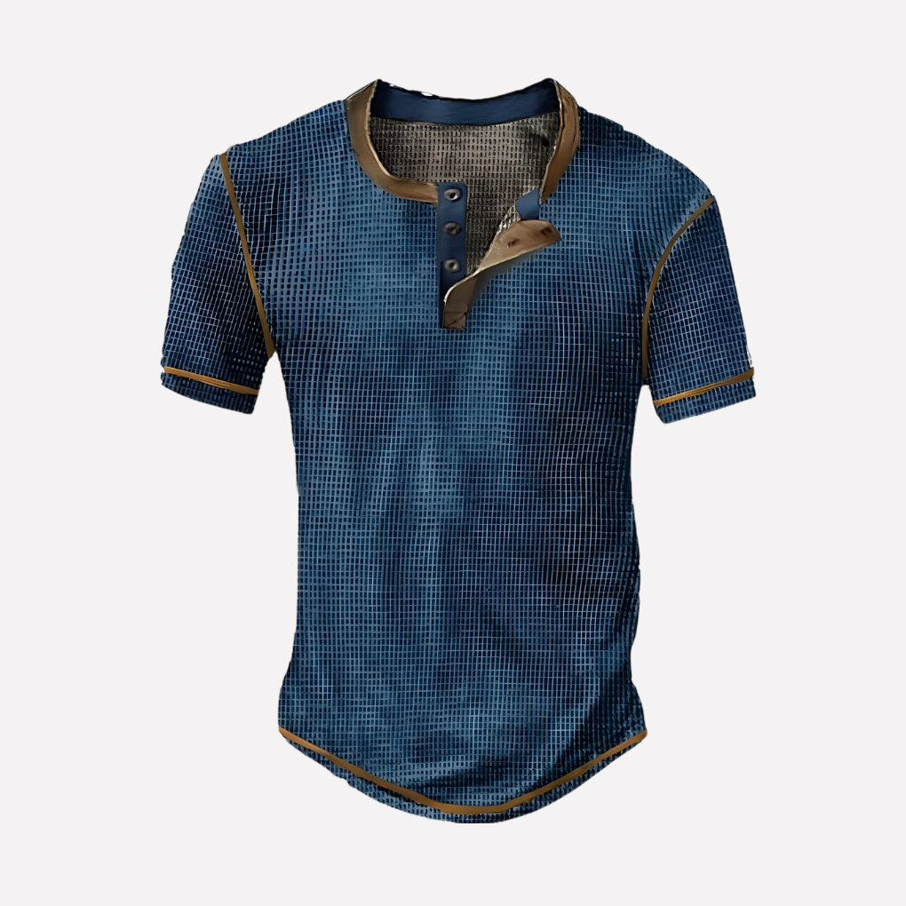 Men’s Waffle Knit Casual Tee