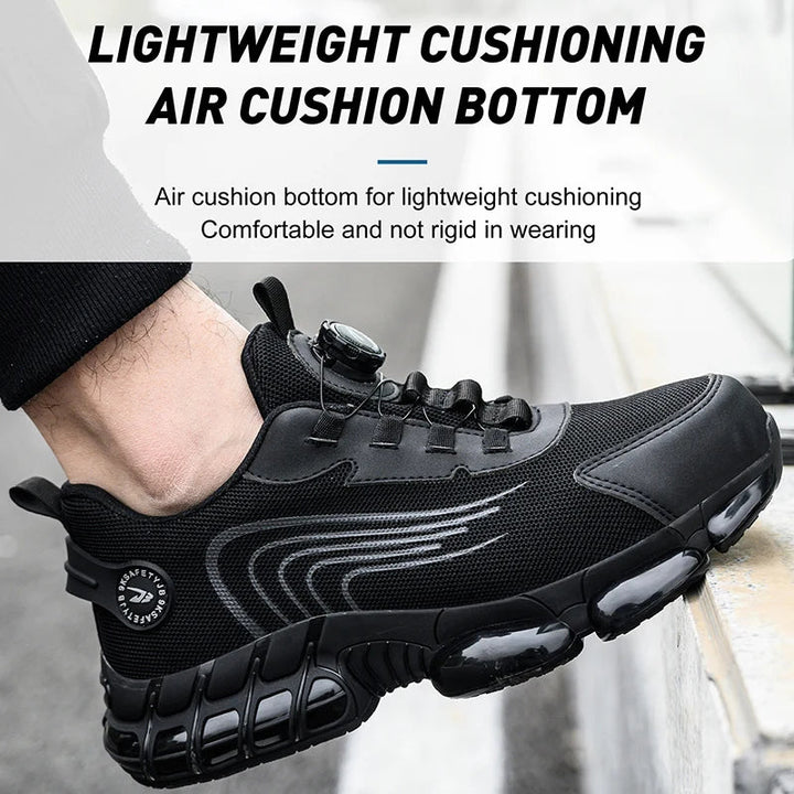 Men's Orthopedic Lace-Up Work Shoes