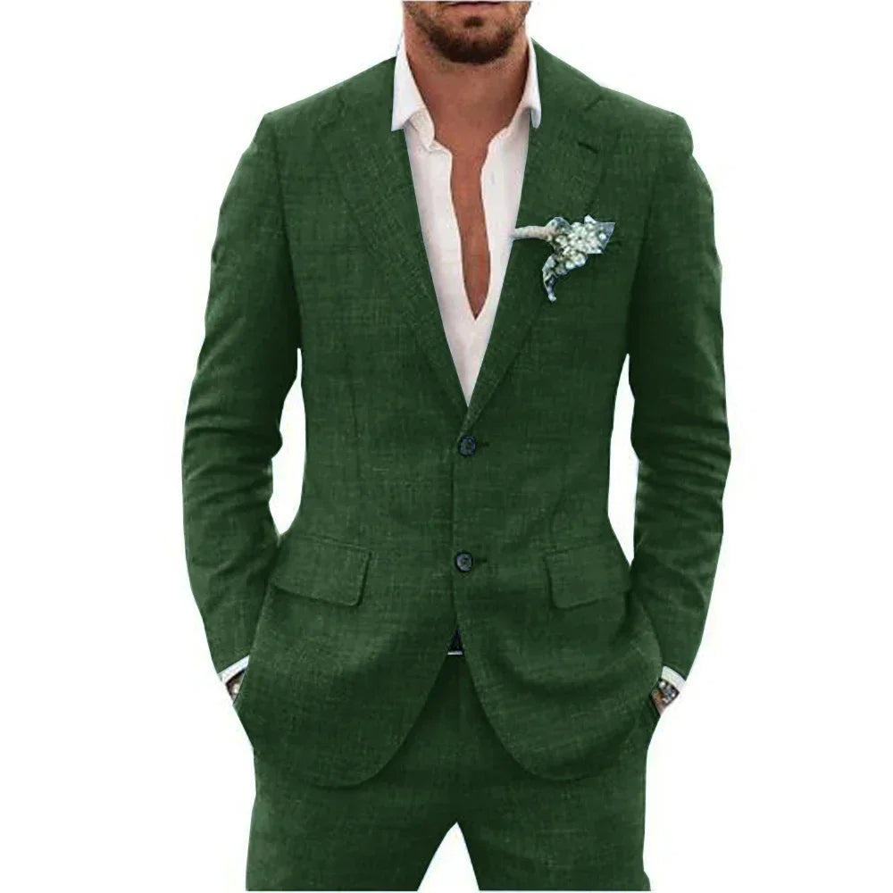 Declan – Men's Linen Suit