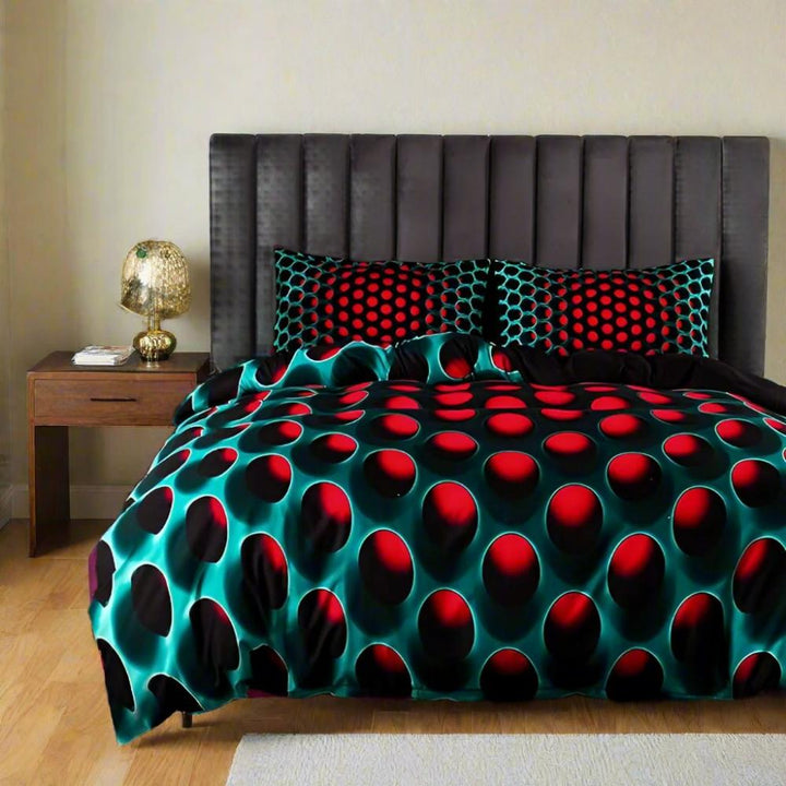 Cosmic Vortex 3-Piece Quilt Cover Set