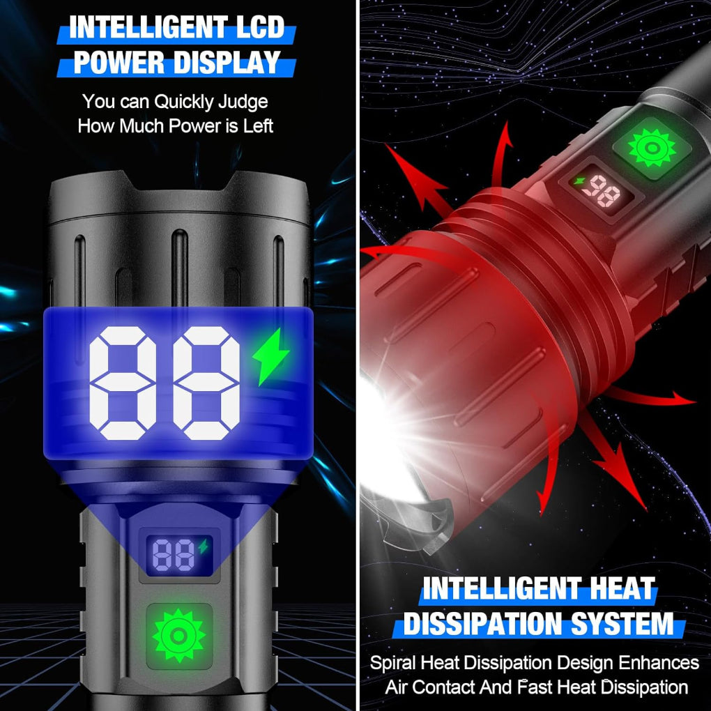 100000 Lumen Tactical Flashlight