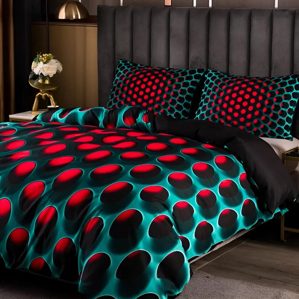 Cosmic Vortex 3-Piece Quilt Cover Set