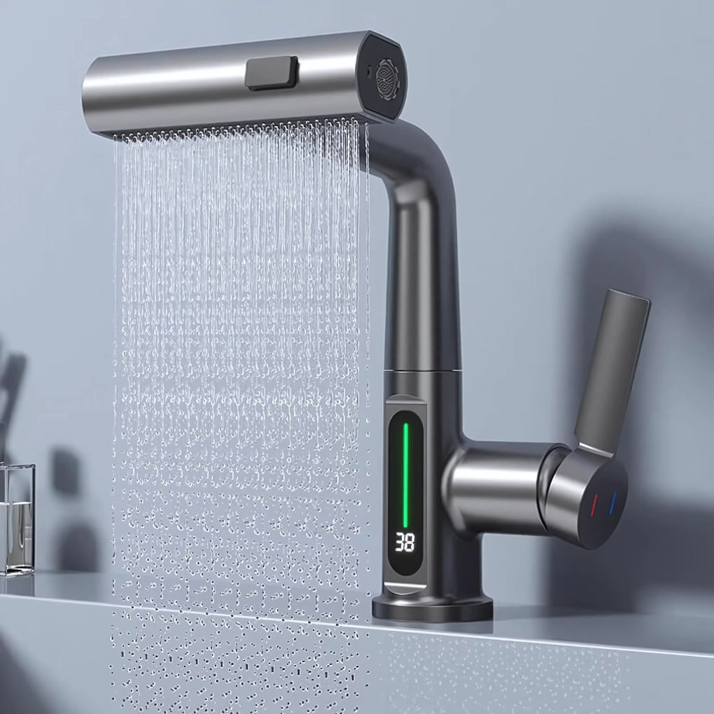 Flexible LED Faucet for Kitchen & Bathroom