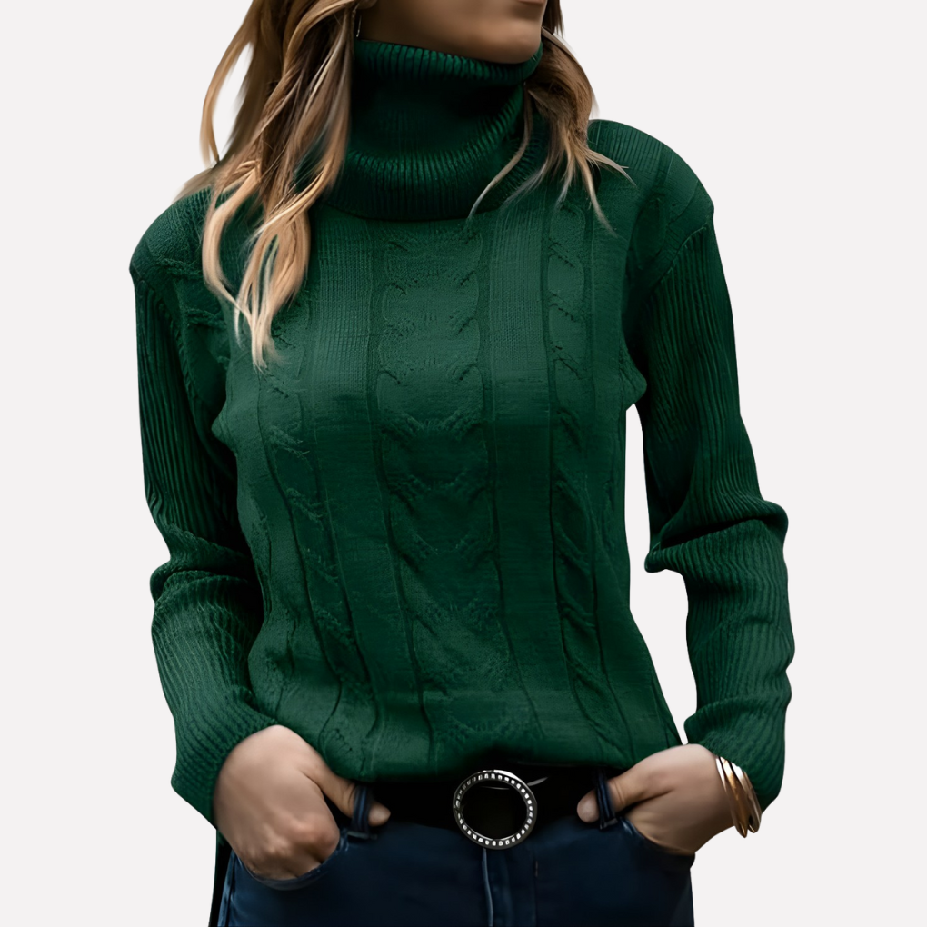 Women’s Turtleneck Pullover – Relaxed Everyday Style