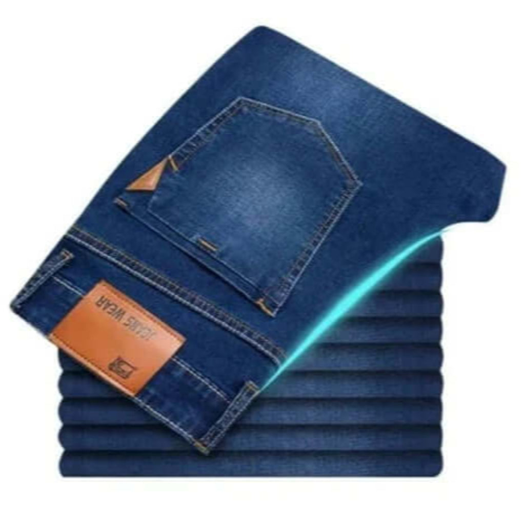 Men's Straight Leg Jeans - Durable Denim