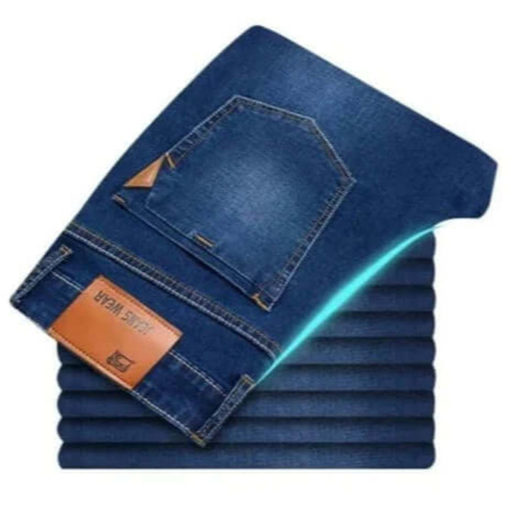 Men's Straight Leg Jeans - Durable Denim