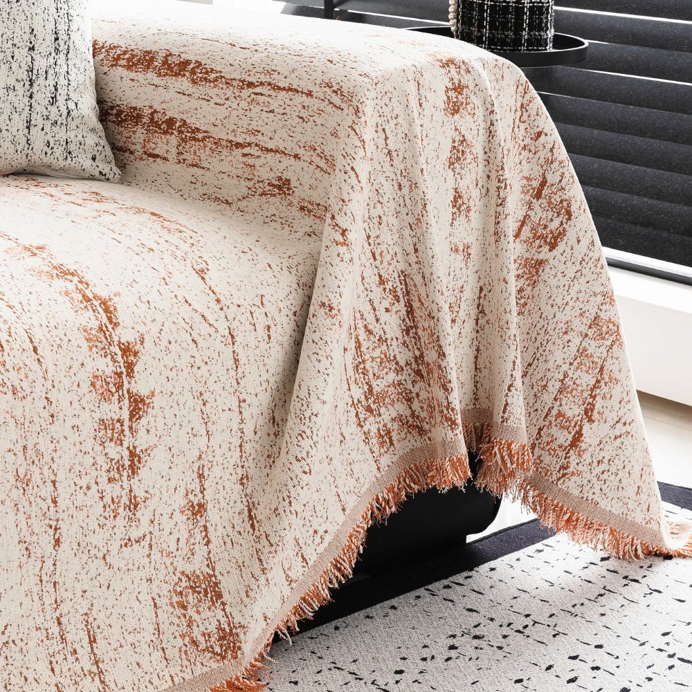 Almond Crest Sofa Cover Elegant Comfort for Your Living Space