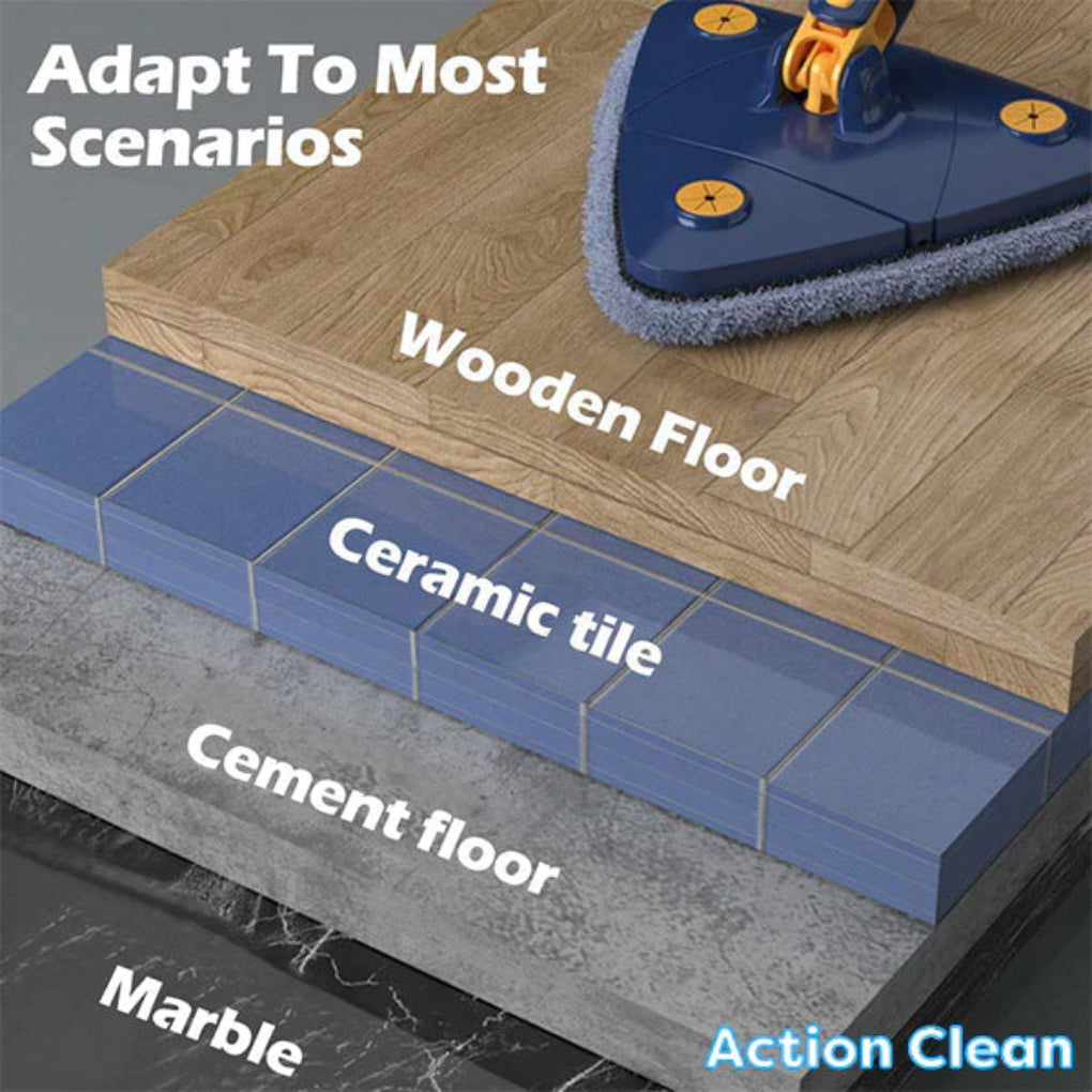 Triangle Flat Mop for Efficient Daily Cleaning