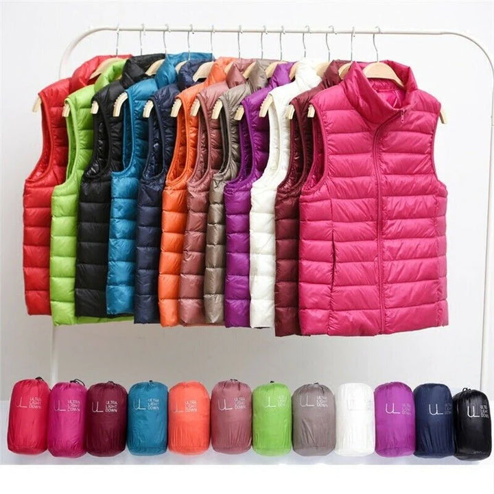 Windproof Women's Bodywarmer with Zipper