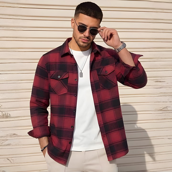 Men’s Plaid Flannel Shirt