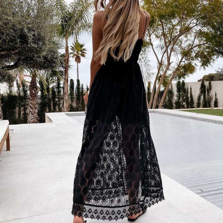 Lace Overlay Romper for women
