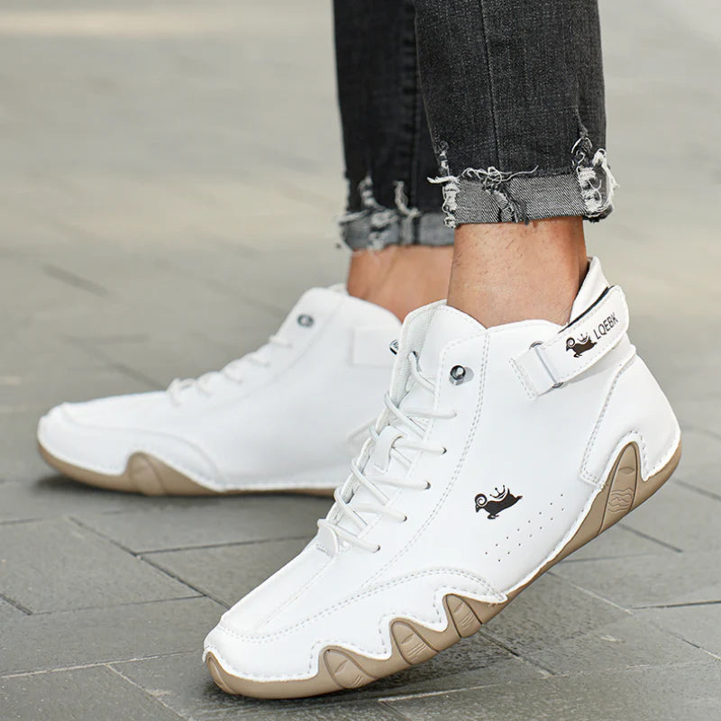 Comfortable Orthopedic Leather Walking Shoes