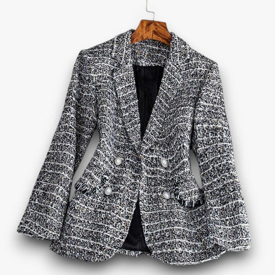 Elegant Tweed Blazer for Women Timeless Sophistication for Every Occasion
