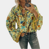 Laura | Women's floral pattern - blouse