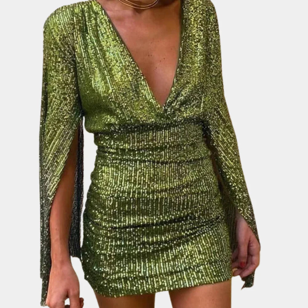Glamour Dress with Shimmering Details