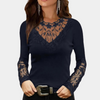 Katarina - Lace Blouse with Collar for women