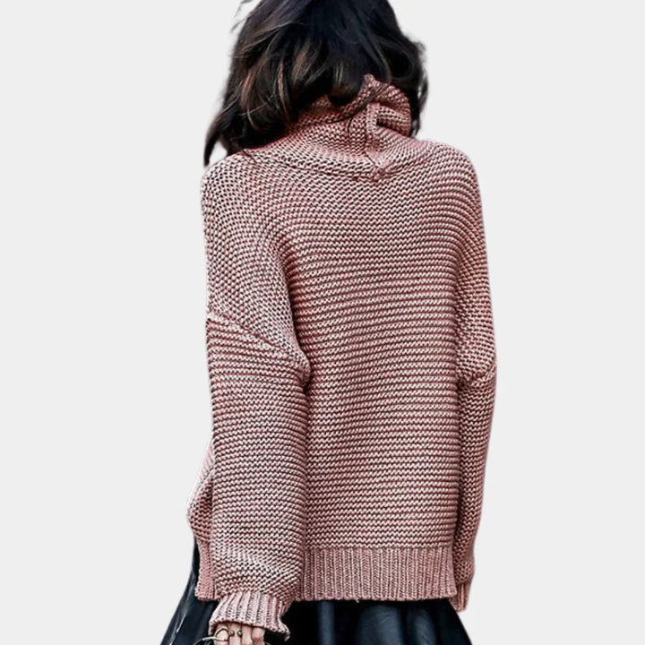 Luxe Knitted Turtleneck Sweater for Women