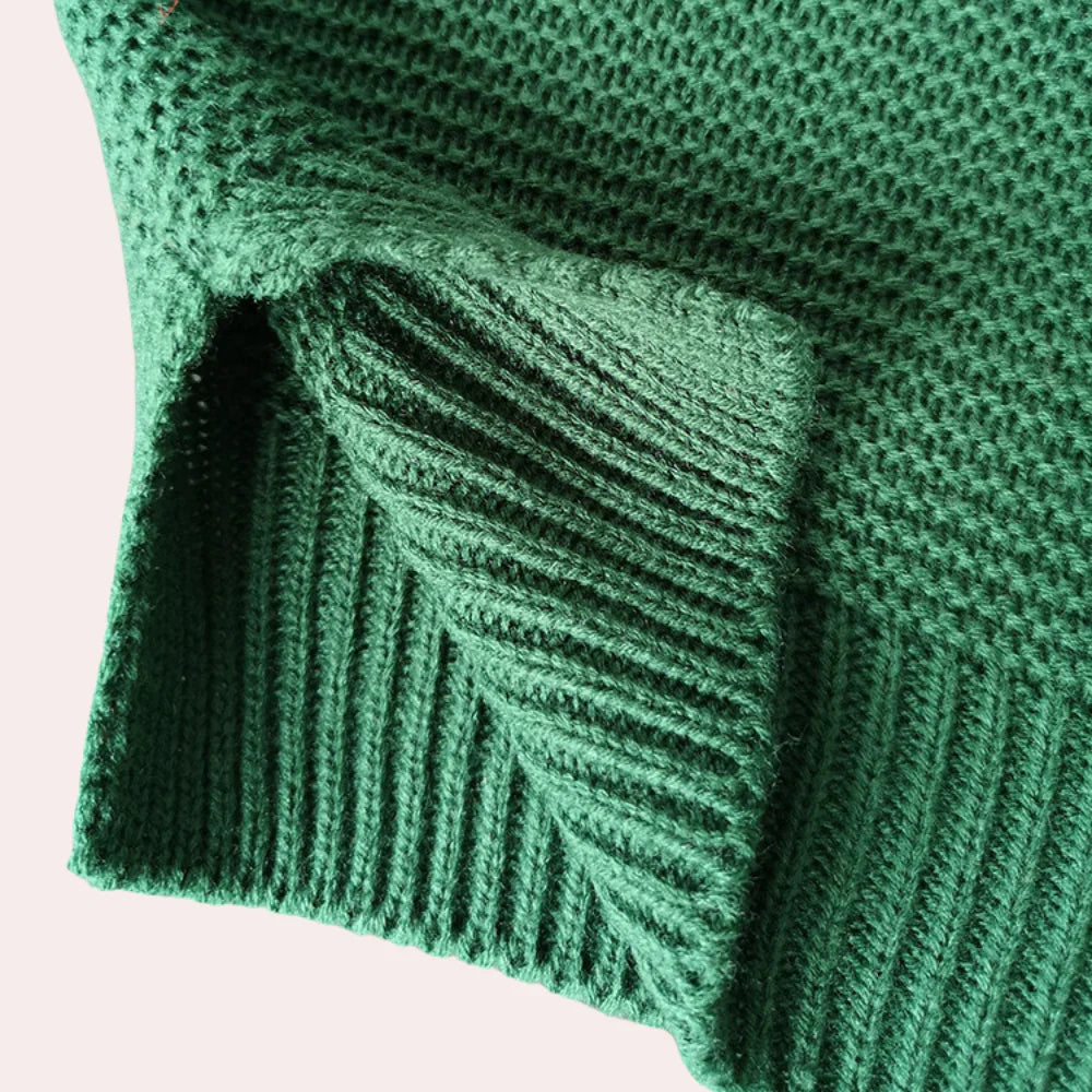 Luxe Knitted Turtleneck Sweater for Women