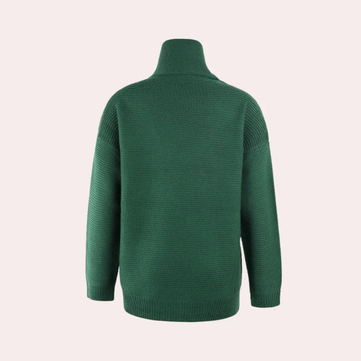 Luxe Knitted Turtleneck Sweater for Women