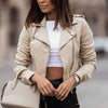 Short Trendy Leather Jacket for Women