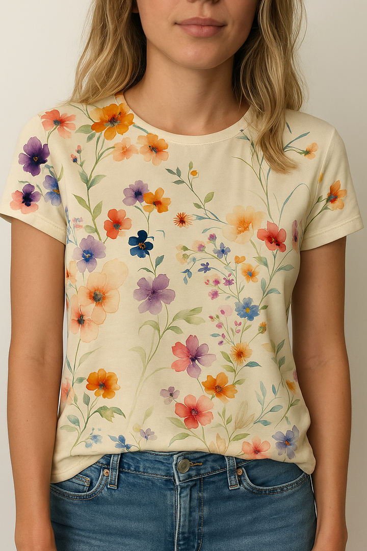 Women's Vintage Floral T-Shirt