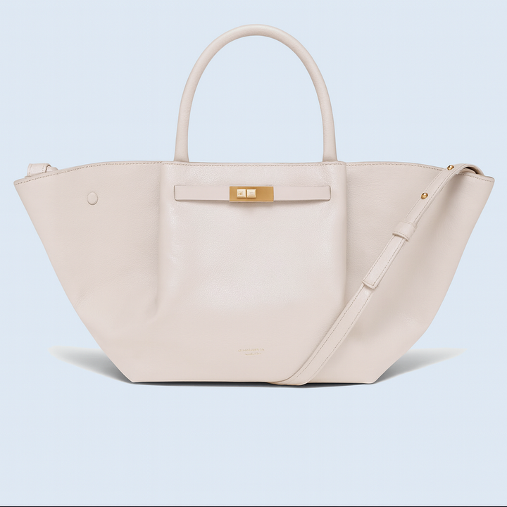 Luxurious Shoulder Bag with Gold Accents