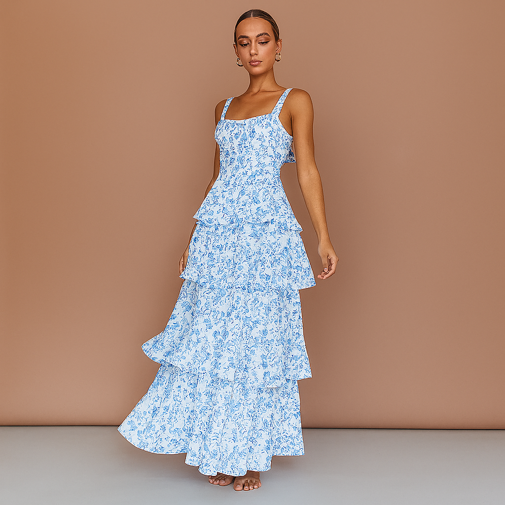 Boho Floral Maxi Dress