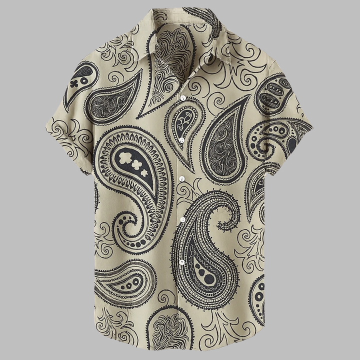 Casual Street Style Men’s Linen Tribal Shirt ( Pre-Sale )