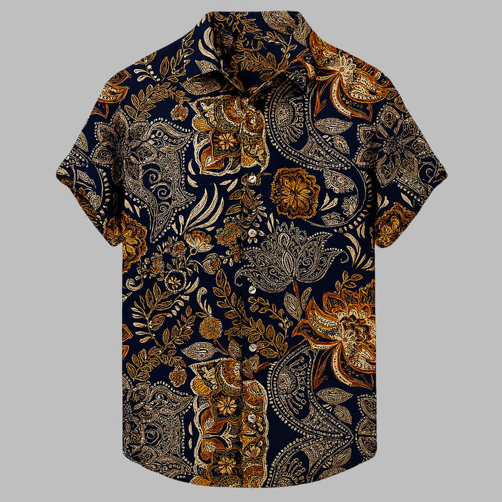 Casual Street Style Men’s Linen Tribal Shirt ( Pre-Sale )