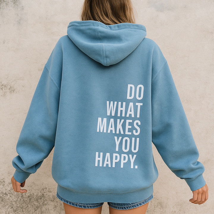 Printed Cozy Hooded Sweatshirt ( Pre-Sale )
