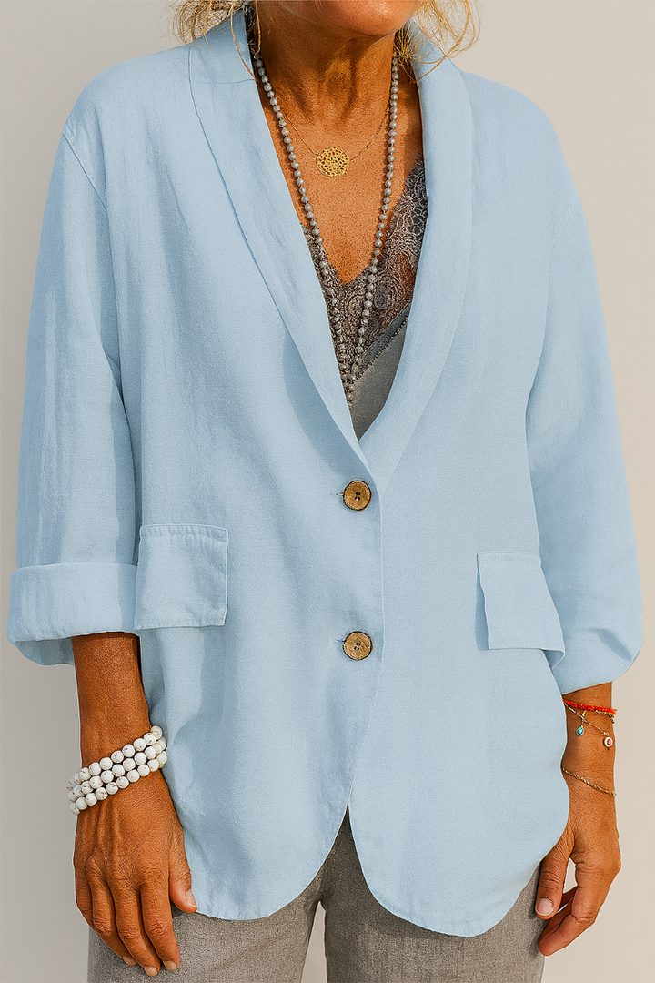 Women’s Relaxed Fit Linen Blazer