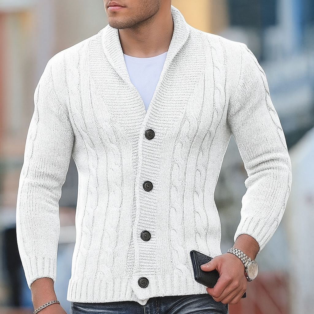 Men’s Warm Knitted Classic Cardigan