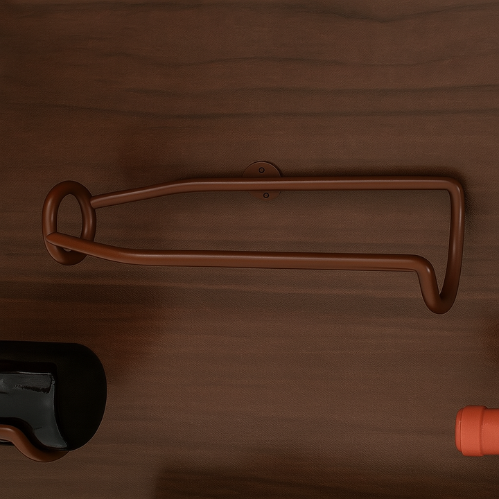 Elegant Wall Mounted Iron Wine Rack Storage for Wine Lovers