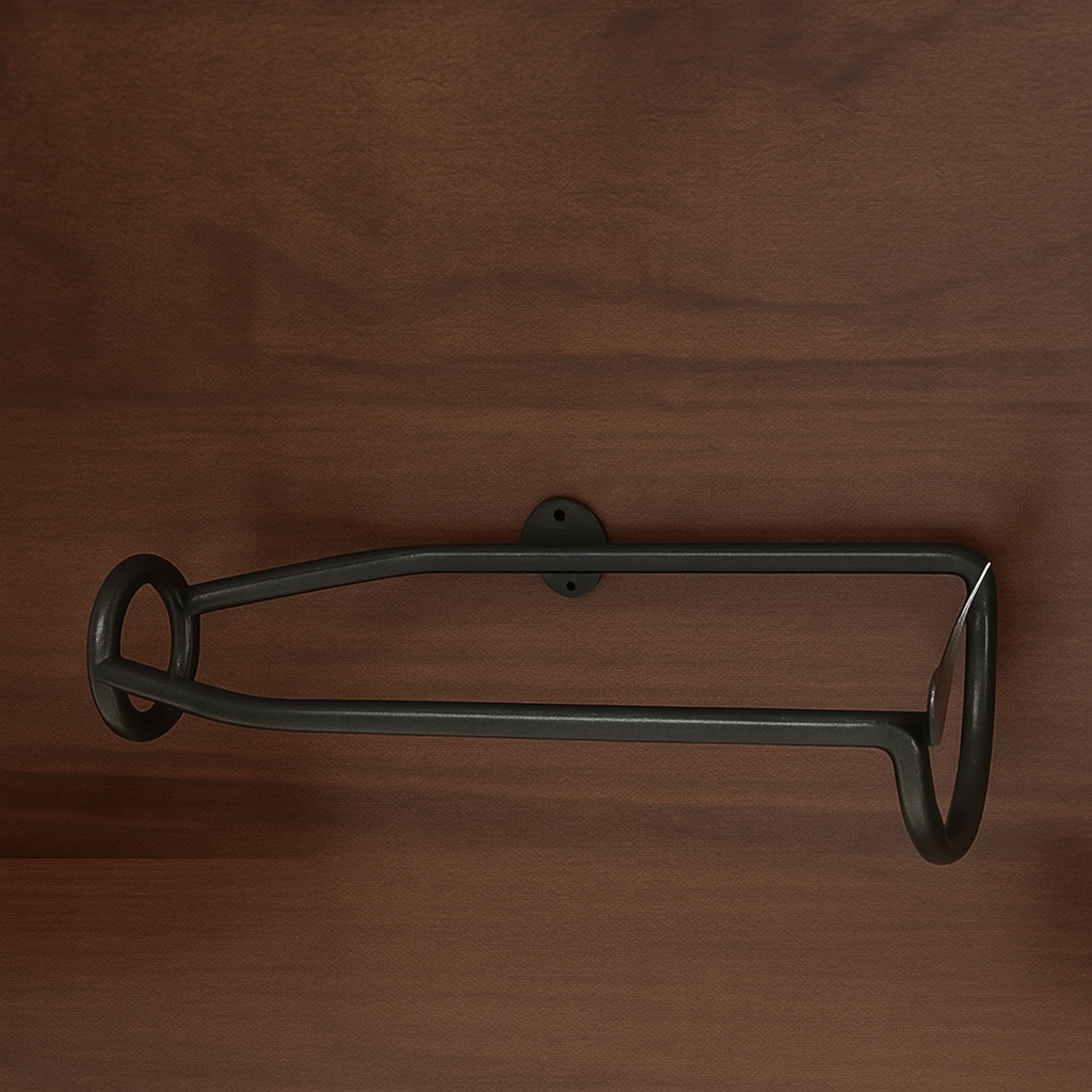 Elegant Wall Mounted Iron Wine Rack Storage for Wine Lovers