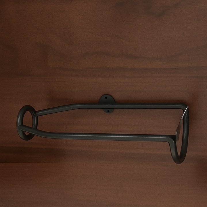 Elegant Wall Mounted Iron Wine Rack Storage for Wine Lovers