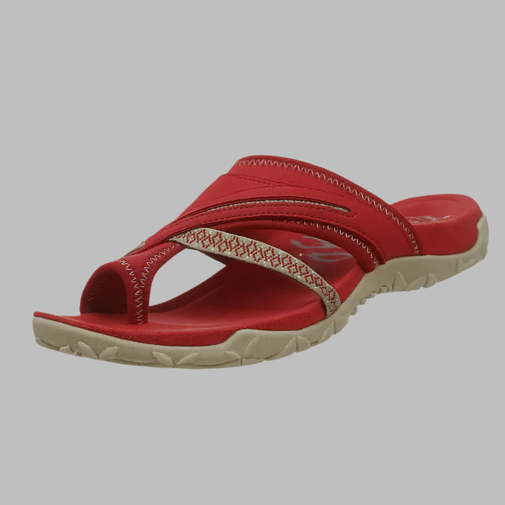 Comfortable Cross Strap Flip-Flops