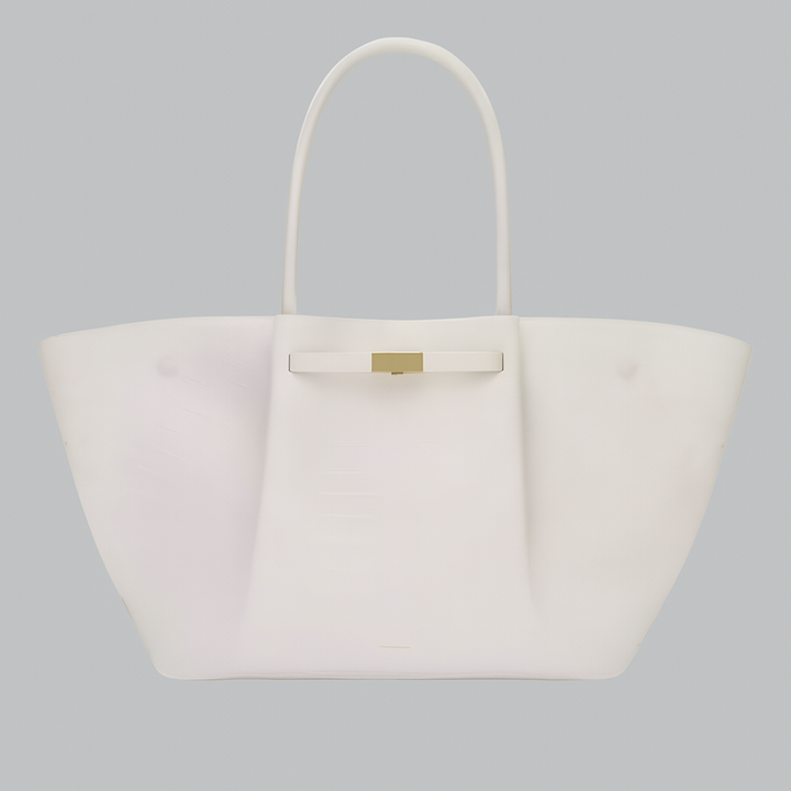 Luxurious Shoulder Bag with Gold Accents