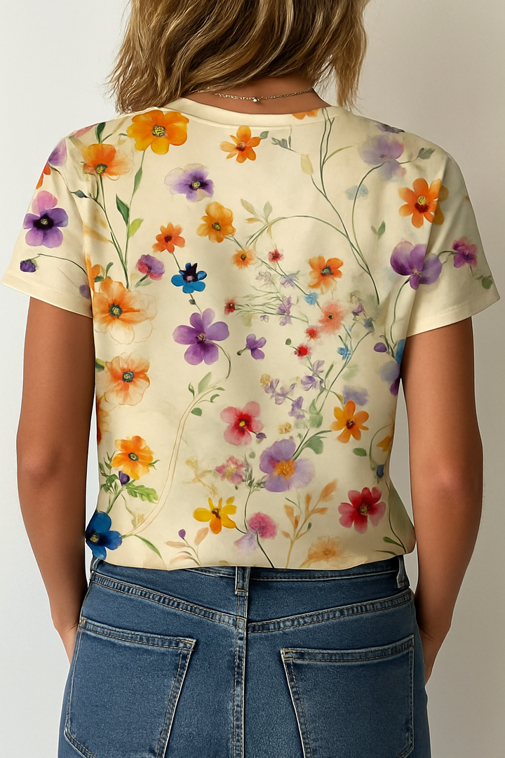Women's Vintage Floral T-Shirt